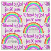 CHRISTLICHER 80. GEBURTSTAG STOFF (Muster)