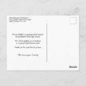 Christlicher Abschluss Bible Verse Isaiah 40 Foto Postkarte (Rückseite)