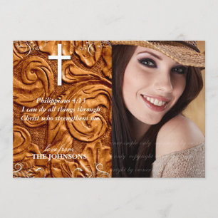 Christlicher Abschluss Foto I kann alles tun Ankündigung