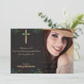 Christlicher Abschluss Foto I kann alles tun Ankündigung (Stehend Vorderseite)