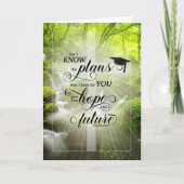 Christlicher Abschluss Herzlichen Glückwunsch Fore Karte (Vorderseite)