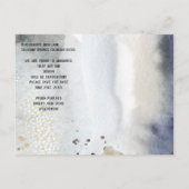 Christlicher Abschluss Save the Date Ankündigungspostkarte (Rückseite)