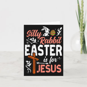Christlicher alberner Hase Ostern für Jesus Männer Karte