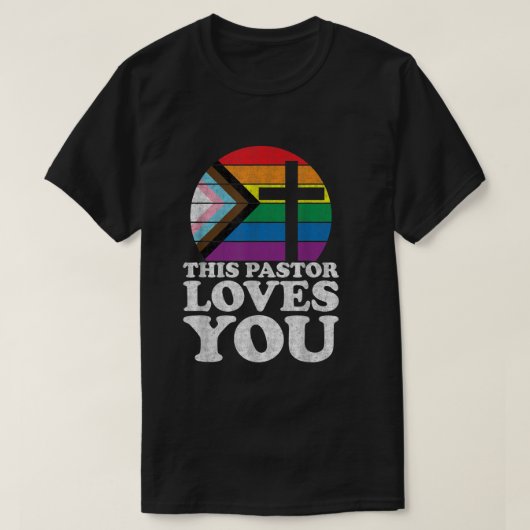 Christlicher Alleininklusiv-Pride Clergy Dieser Pa T-Shirt (Design vorne)