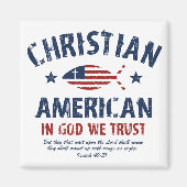 Christlicher Amerikaner Magnet (Vorne)