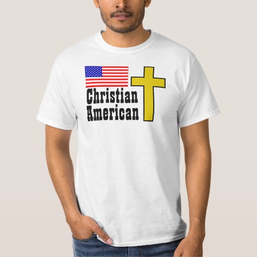 Christlicher Amerikaner T-Shirt (Vorderseite)