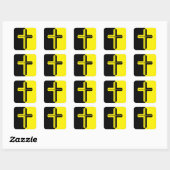 Christlicher Anarcho Kapitalistischer Aufkleber (Blatt)