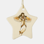 Christlicher Angel Keramik Ornament (Rechts)