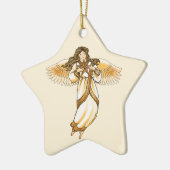 Christlicher Angel Keramik Ornament (Links)