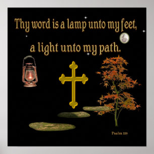 Christlicher Art Psalm1:19 Poster