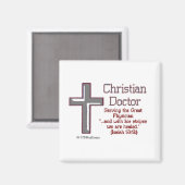 Christlicher Arzt Magnet (Vorderseite/Rückseite)