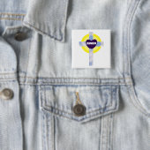 Christlicher Auferstehungstag des Blauen Himmels Button (Beispiel)