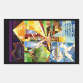 Christlicher Aufkleber für den Baum des Lebens Ost (Vorderseite)