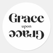 Christlicher Aufkleber | Großartig ist deine Treue (Vorderseite)