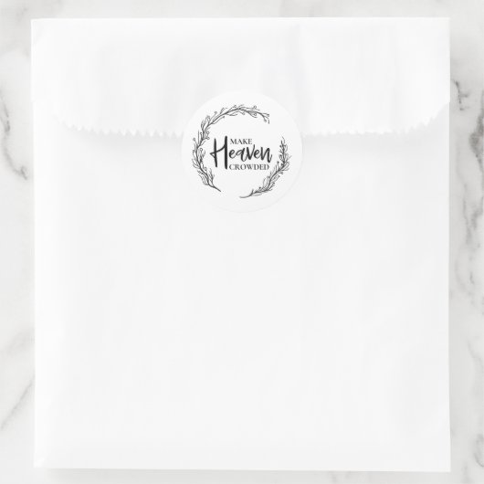 Christlicher Aufkleber | Zitat des Bibelglaubs (Tasche)