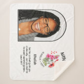 Christlicher AUGUST Geburtsmonat Blume NAME FOTO Sherpadecke (Vorderseite)