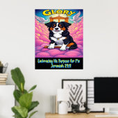 Christlicher Aussie, der seinen Zweck für mich ann Poster (Heimbüro)