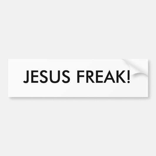 CHRISTLICHER AUTOAUFKLEBER (Vorne)