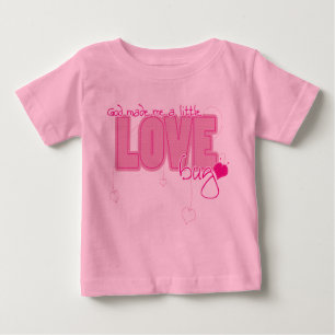 Christlicher Baby-T - Shirt - kleine Liebe-Wanze
