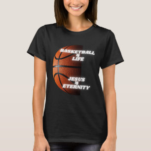 Christlicher Basketball Kinder Athletin Religiöse  T-Shirt