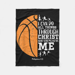 Christlicher Basketball S Men Boys Kinder Religiös Fleecedecke