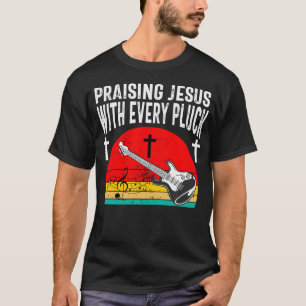 Christlicher Bassgitarrist Worship Jesus Bassist T-Shirt