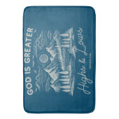 Christlicher Bathmat Badematte (Vorderseite Vertikal)