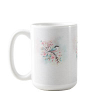 Christlicher Becher | „Sei still“ Florales Skript