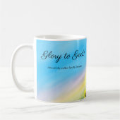 Christlicher Becher (Sonnenblumen) Kaffeetasse (Links)