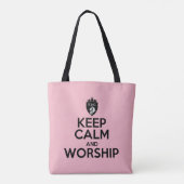 Christlicher BEHALT-CALM- UND WORSHOP-Tasche Tasche (Rückseite)