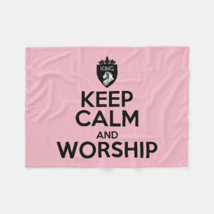CHRISTLICHER BEHALT UND WORSHIP FLEECEDECKE