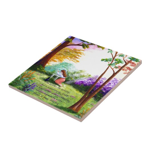 Christlicher Bibel-VersScripture Creationarts Fliese (Seite)