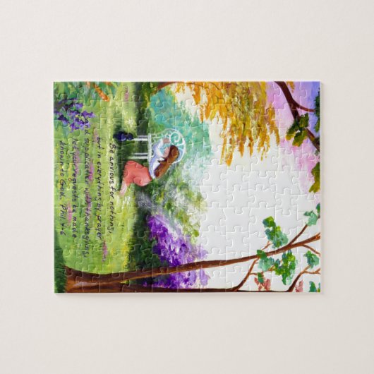 Christlicher Bibel-VersScripture Creationarts Puzzle (Horizontal)