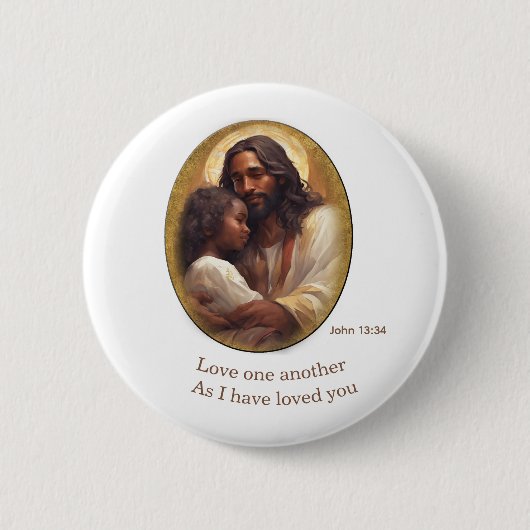Christlicher Bibelvers Button (Vorderseite)
