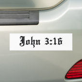 christlicher Bibelvers John-3:16 Autoaufkleber (Auf Auto)