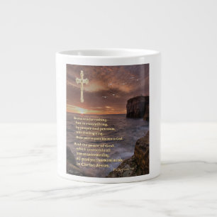 Christlicher Bibelvers Jumbo-Tasse