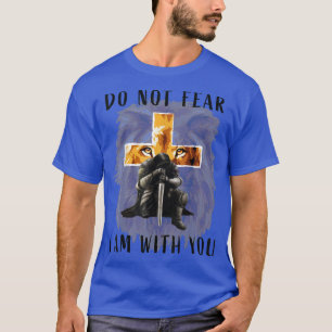 Christlicher Bibelvers Männer Löwe Glaube Angst R T-Shirt