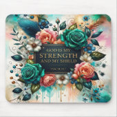 Christlicher Bibelvers Mousepad (Vorne)