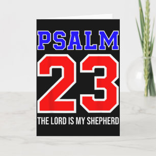 Christlicher Bibelvers Psalm 23 Der Herr ist mein  Karte