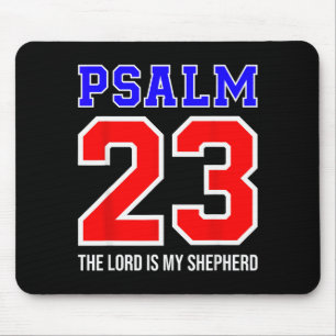 Christlicher Bibelvers Psalm 23 Der Herr ist mein Mousepad