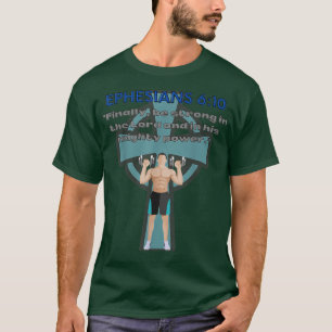 Christlicher Bibelvers Workout Fitness Gym-Ausrüst T-Shirt