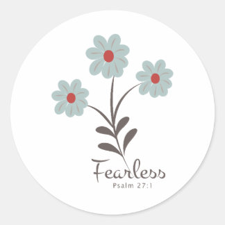 Christlicher Bibelverse Klassischer Rundaufkleber Runder Aufkleber