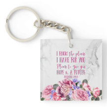 Christlicher Bibelverse Vintager Blumenmarmor