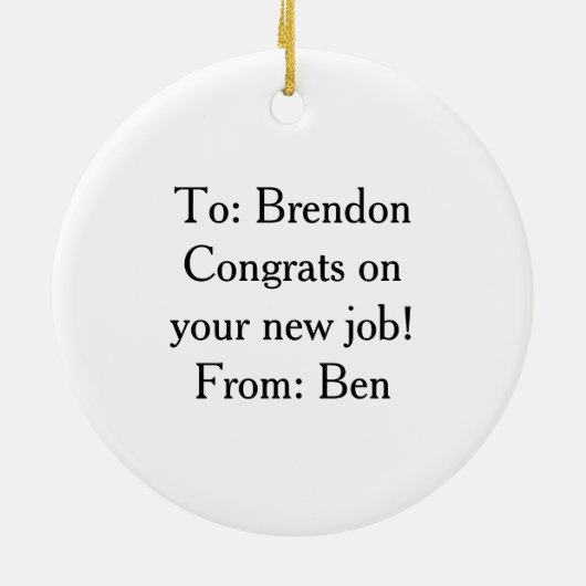 Christlicher Bibelverse wird wirklich glatt 1Peter Keramik Ornament (Hinten)