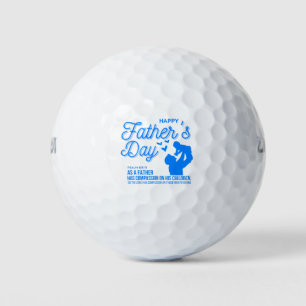 Christlicher Blaupater-Tag Psalm 103:13 Schrift Golfball