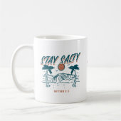 Christlicher Bleibe Salty Matthew 5:13 Retro Stran Kaffeetasse (Links)