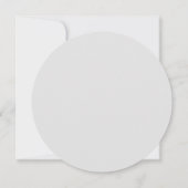 Christlicher Blumenkranz zwei wird eine Hochzeit Einladung (Rückseite)