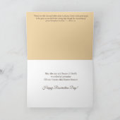 Christlicher Blumenkreuz Karte (Innenseite)