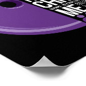 Christlicher Bowling Funny Personalisiert Team Ges Poster (Ecke)