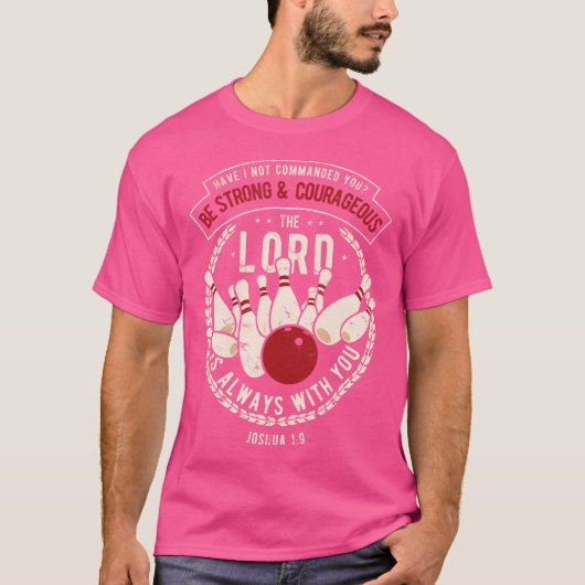 Christlicher Bowling T-Shirt (Vorderseite)